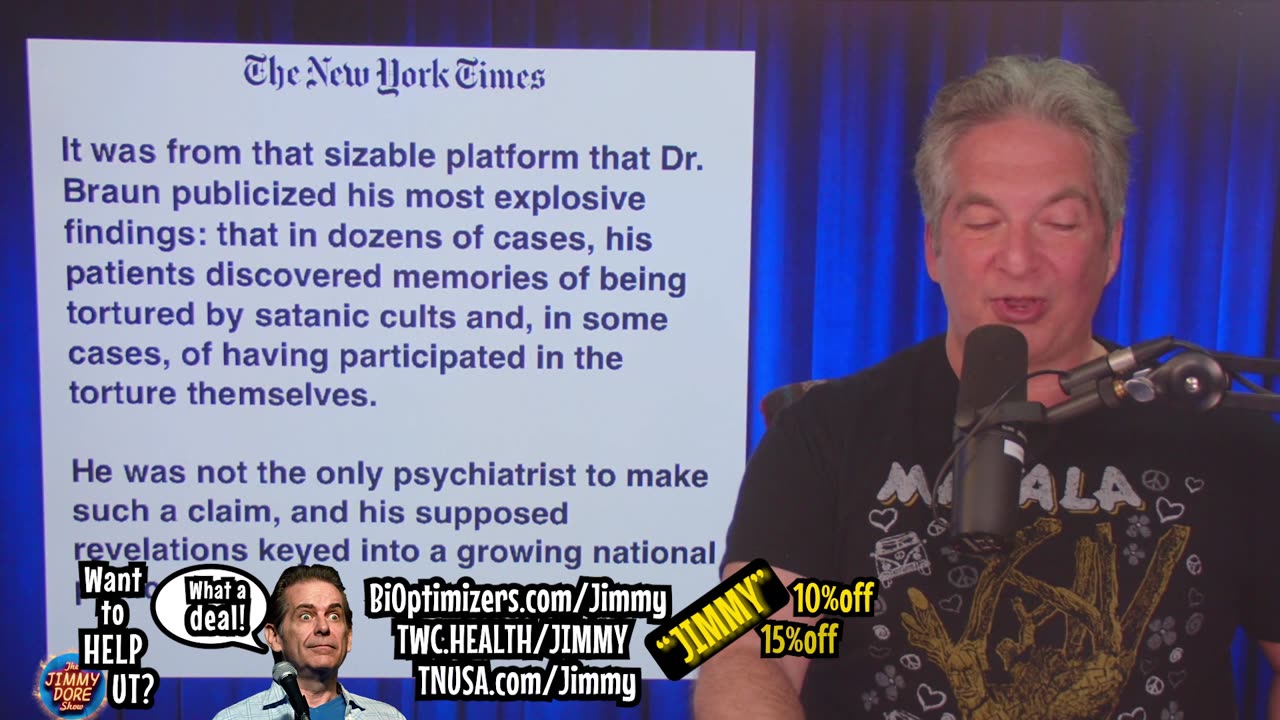 Satanic panic psychiatrist dead at 83 ▮Jimmy Dore◈Due Dissidence