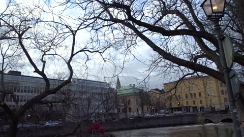 Vid Örebro slott 6 Jan. 2019