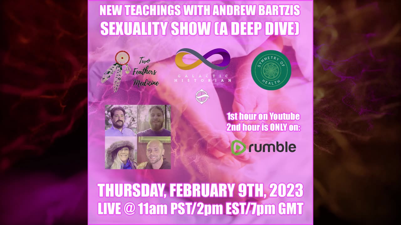 PROMO - Thursday 2/08/23 - The Sexuality Show (A Deep Dive) - New Teachings with Andrew Bartzis