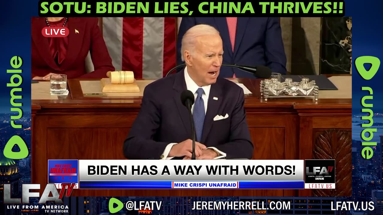 LFA TV CLIP: BIDEN LIES, CHINA THRIVES!