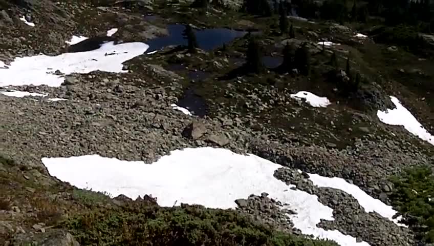 ALTA MOUNTAIN--Panorama; cliff; mosquito sounds