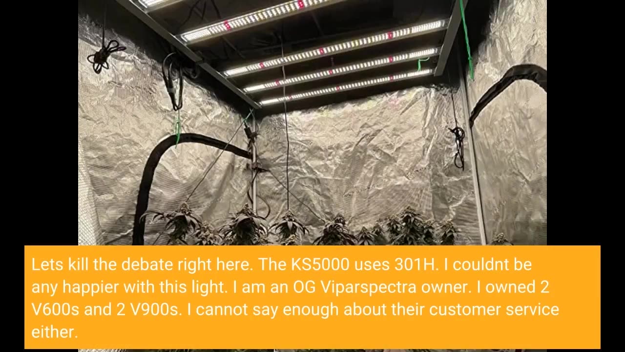 2022 VIPARSPECTRA Latest KS5000 LED #GrowLight 500W with-Overview