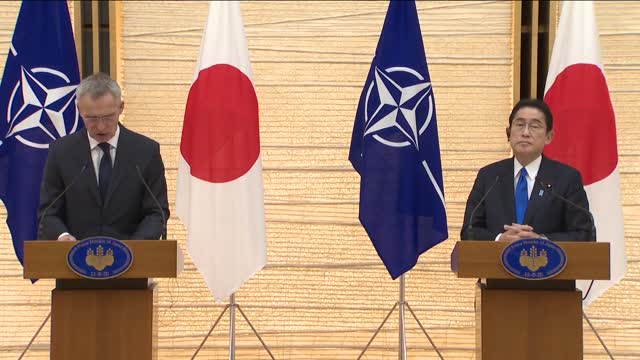 NATO Secretary General with the Prime Minister of Japan 🇯🇵 Fumio Kishida, 31 JAN 2023
