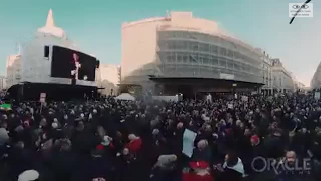 British chanting "SHAME ON YOU" to the BBC at a demonstration outside BBC Broadcasting House..