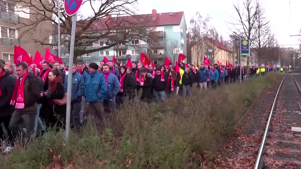 VW workers across Germany strike over pay, jobs