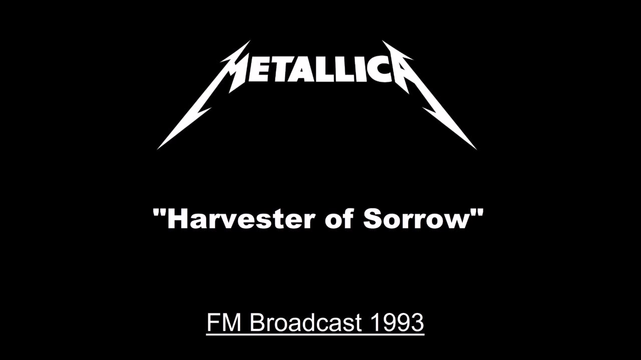 Metallica - Harvester of Sorrow (Live in Milton Keynes, England 1993) FM Broadcast