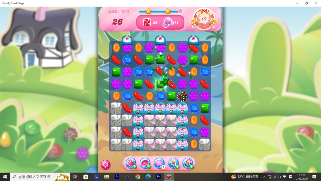 Candy Crush Saga Record (Level 288)