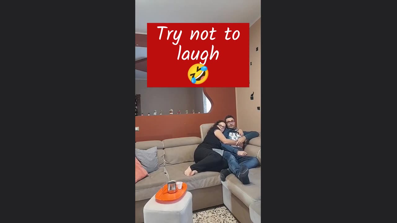 Try not to laugh 😅😅