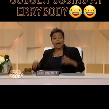 Judge Fussing Over everyone.