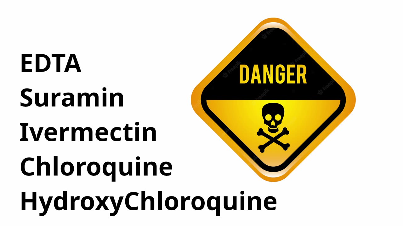 DANGER! Ivermectin, HCQ, EDTA & Suramin are TOXIC "cures"!! [ Short & Sweet Version ]