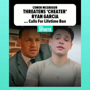 Ryan garcia tearing up connor McGregor 5/5/24