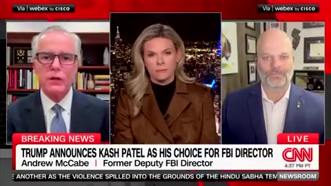 🚨The fact that Andrew McCabe feels Kash Patel as FBI Director would