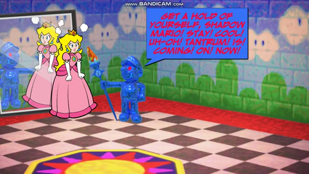 Shadow Mario Fails To Pull Princess Peach's Hair/Grounded