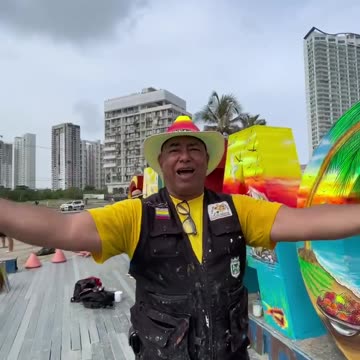 Video: remodelan letras de Cartagena para homenajearla en su cumpleaños, así quedaron