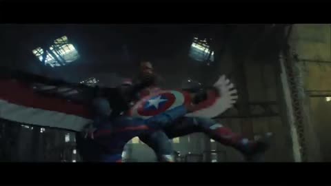 The Falcon/Captain America Fight Scenes - The Falcon and The Winter Soldier