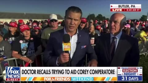 Dr. Who Rendered Aid to Corey Comperatore Speaks to Pete Hegseth