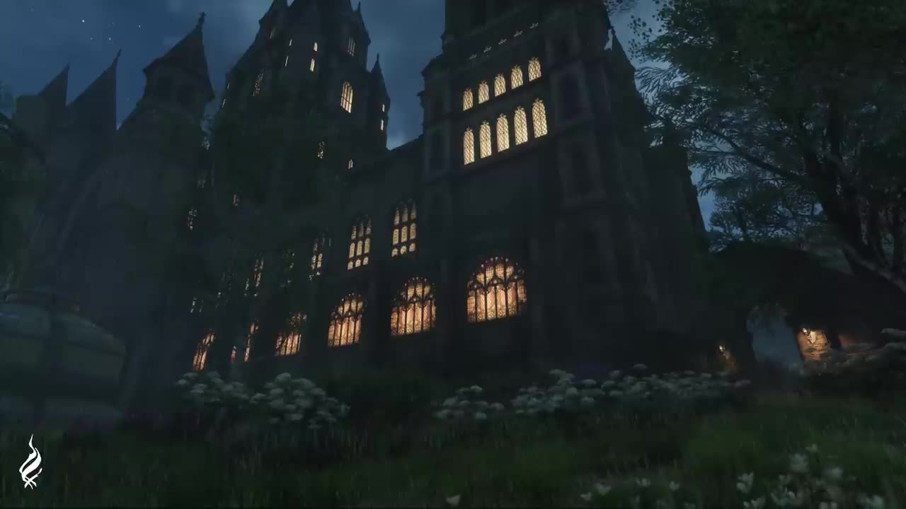 Hogwarts Rainy night - ASMR