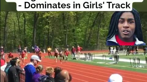 Terry Miller tranny dominates women track meet.