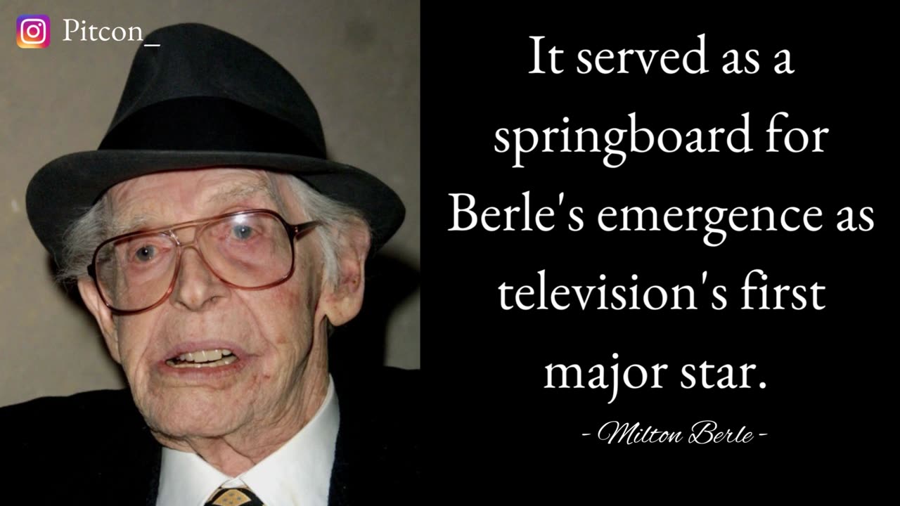 CAREER OF A MILTON BERLE