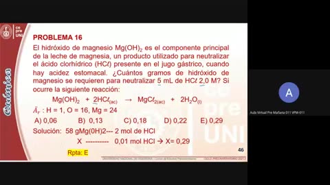 CEPRE UNI 2021 - 2 | SEMANA 13 | QUÍMICA S02