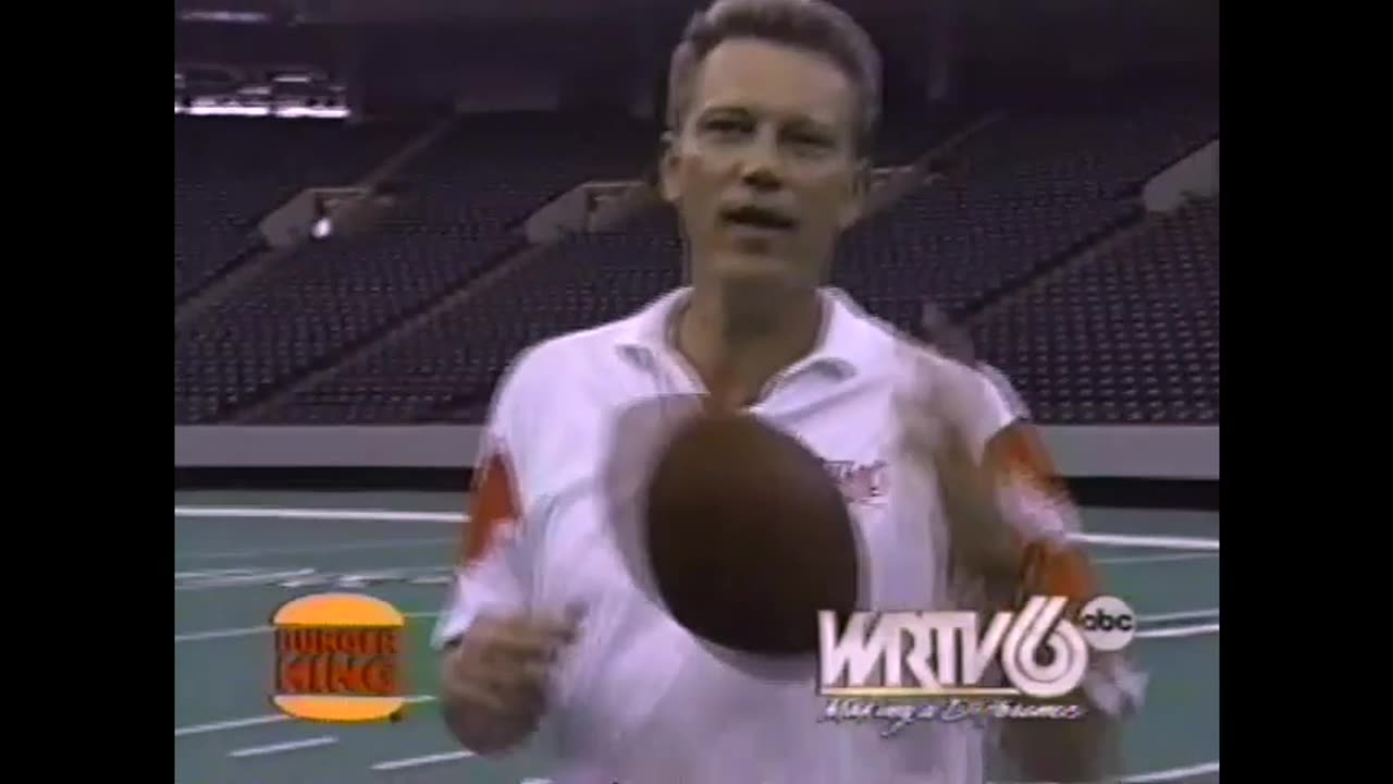 October 13, 1994 - Ed Sorensen Football/Burger King Promo from RCA Dome