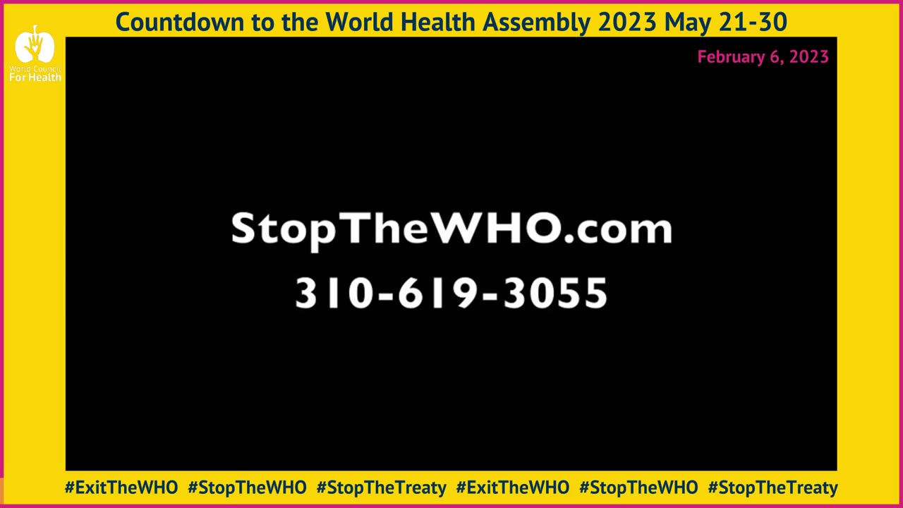 Why the WHO's Pandemic Treaty Must Be Stopped by Any Means Necessary