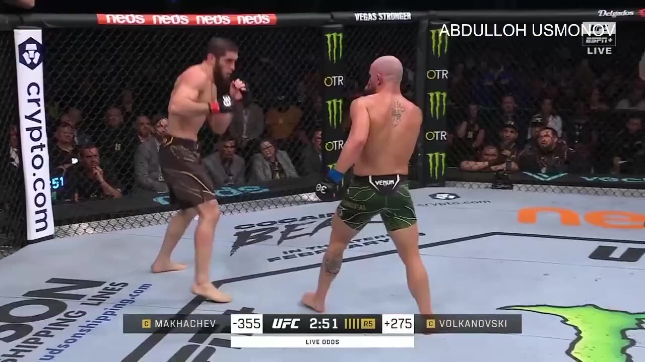 islam makhachev vs alexander volkanovski full fight ufc 284