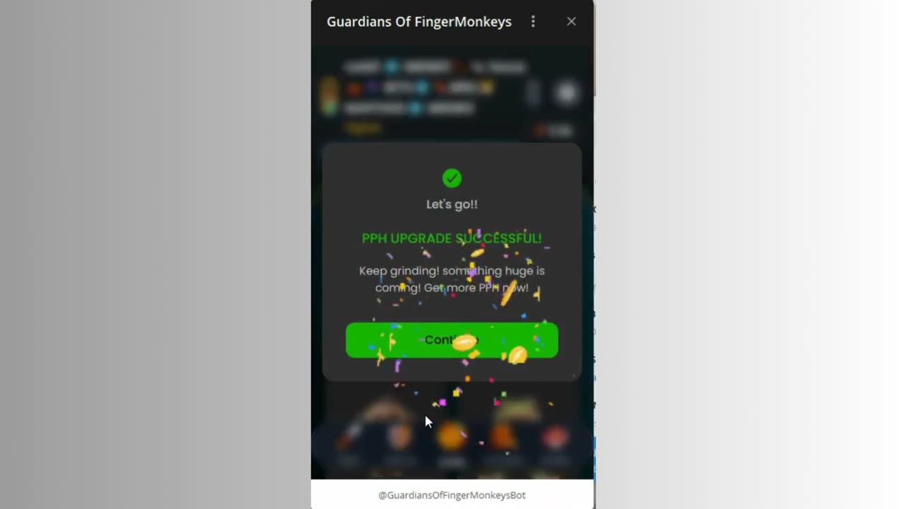 new mining mini app bot telegram guardians of finguermonkeys