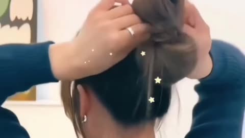 30sec hair bun hacks