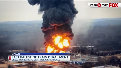 Controlled release of chemicals at Ohio train dera