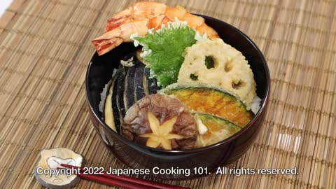 Tempura Donburi Tendon Recipe