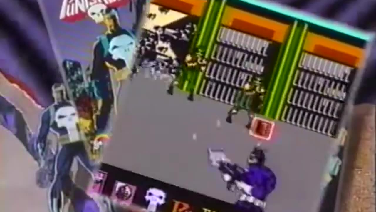 The Punisher TV Commercial for Nintendo Entertainment System #NES #Famicom #Wii #SNES