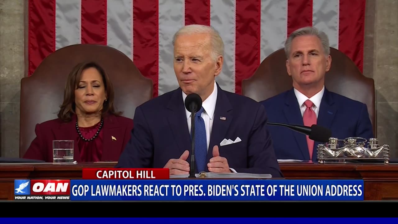 GOP lawmakers react to pres. Biden's State Of The Union address