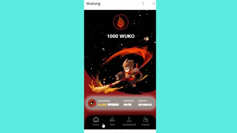 new mining mini app bot telegram WUKONG