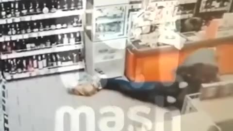What Do They See? Another One Looks Over His Shoulder Before Collapsing And Dying (Russia 2023)