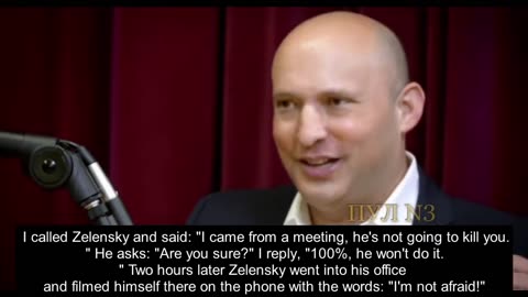 Former Israeli PM: Putin Promised Me Not To Kill Zelensky! After I Told That To Zelensky He Went Public And Said He Is Not Afraid Of Putin!