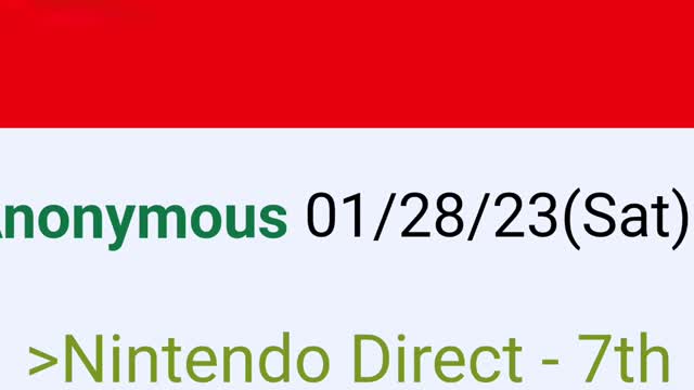 Nintendo direct leak Feb 7th