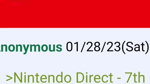 Nintendo direct leak Feb 7th