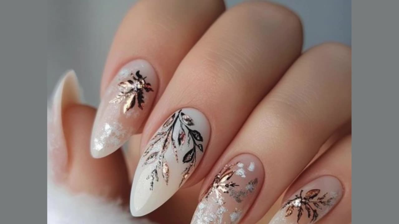 Winter Nail Art Idea 2024