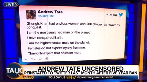 Interview with Andrew Tate