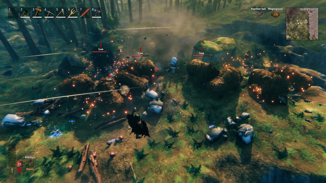 Valheim - 20 Lox vs many different enemies