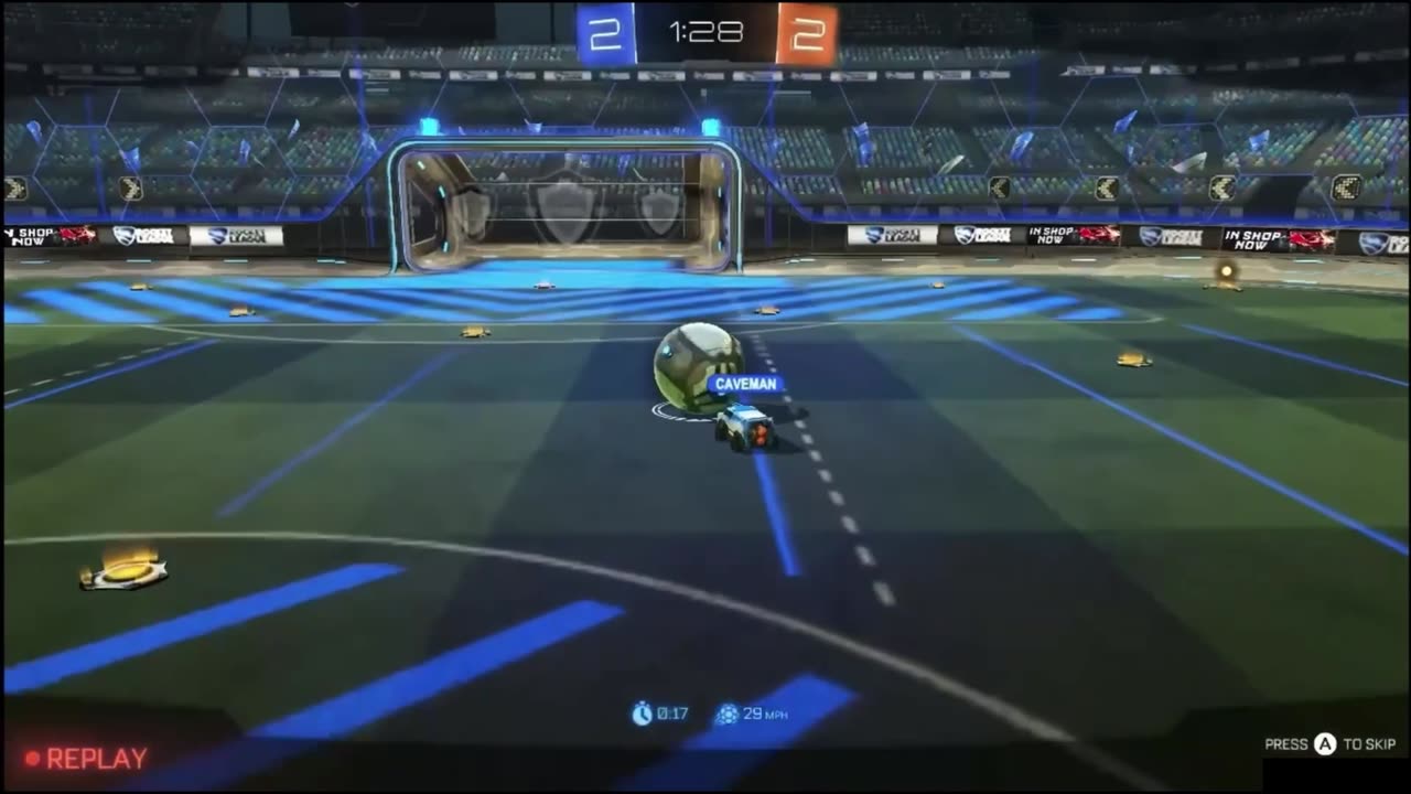 Caveman Saves The Game. Rocket League