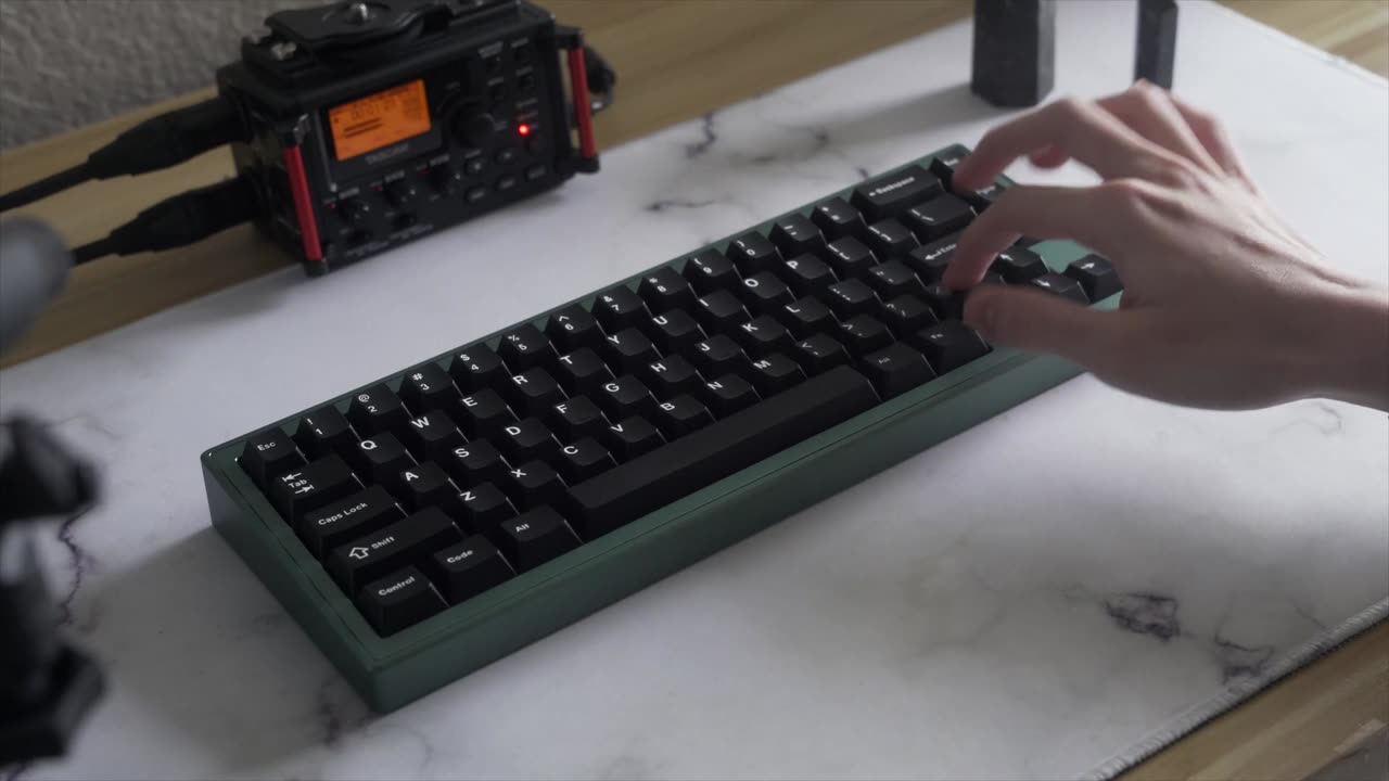 Zoo65 with Flamingos Typing Sound Test (PC Plate)