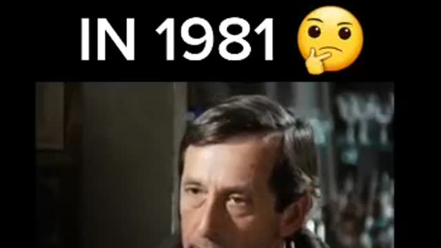 They Warned us in 1981