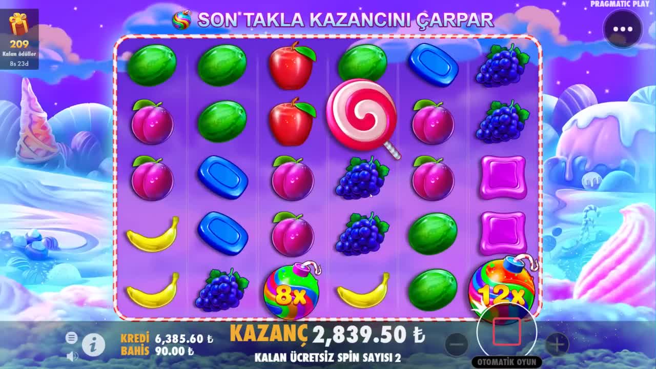 🍭 SWEET BONANZA 🍭 Cesaretim Yüksek Vurgun Getirdi