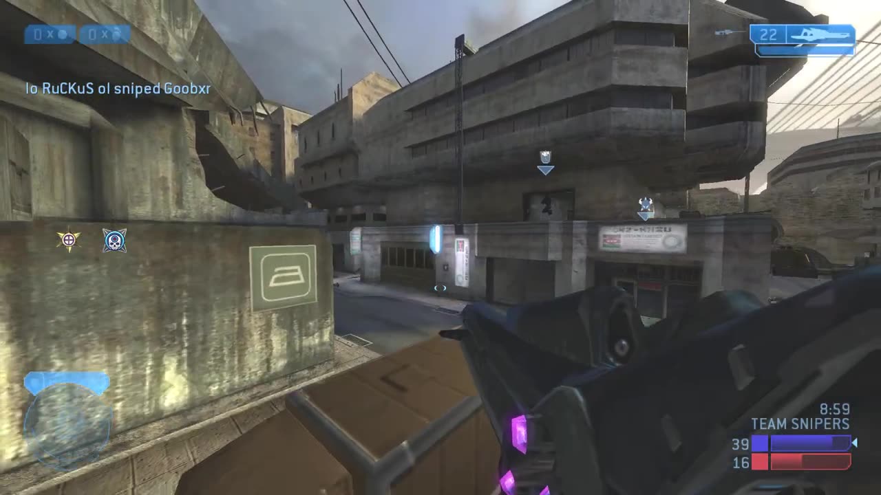 Halo 2 Classic - Team Snipers on Turf Multiplayer Gameplay