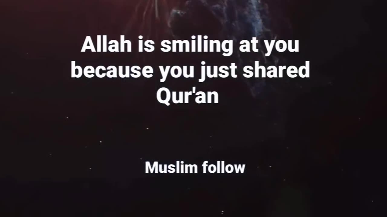 Allah is simling at you because you just shared The Holy Quran🫀🫀