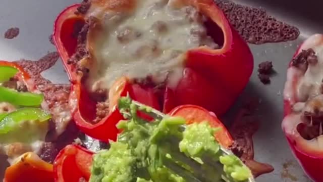 "Low Carb Taco Stuffed Peppers - A Delicious and Healthy Recipe" keto diet