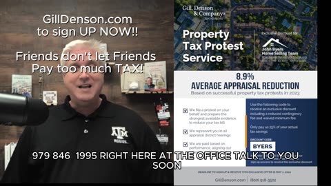 Property Tax Protest Time 2024