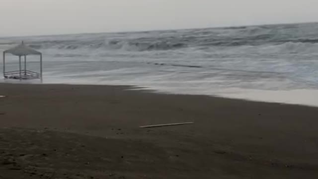 The Mediterranean Sea is raging.